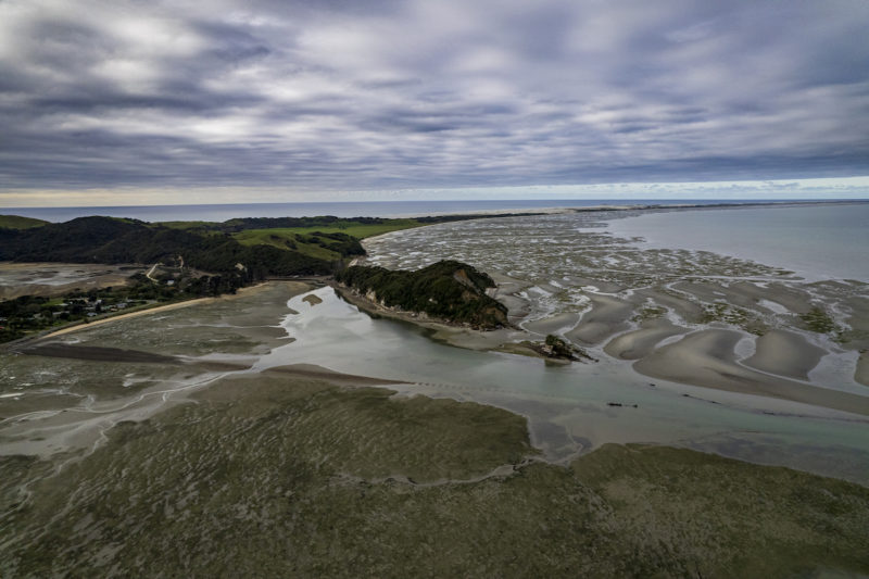 Onetahua/Farewell Spit from the air